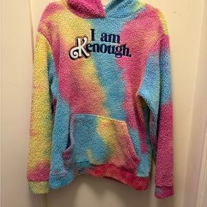 Barbie Hoodie I Am Kenough Adult M Rainbow Mattel Creations The Movie Official